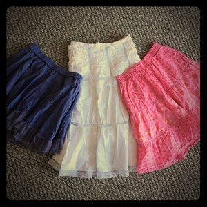Bundle of girls skirts!